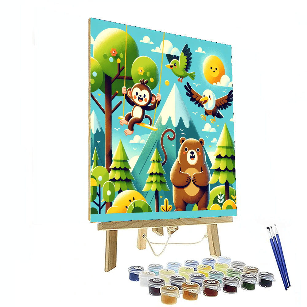 Adventurous Animal Explorers DIY Paint By Numbers
