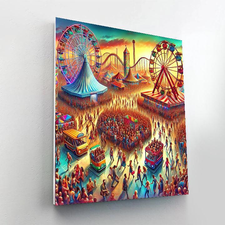 Festive Carnival Vibes Painting By Numbers Kit