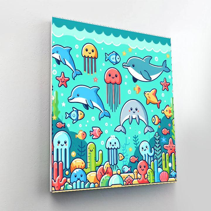 Ocean Journey With Sea Friends Paint By Number
