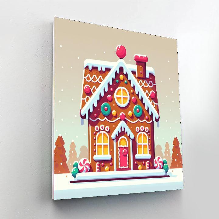 Jolly Gingerbread House Paint By Numbers Kits