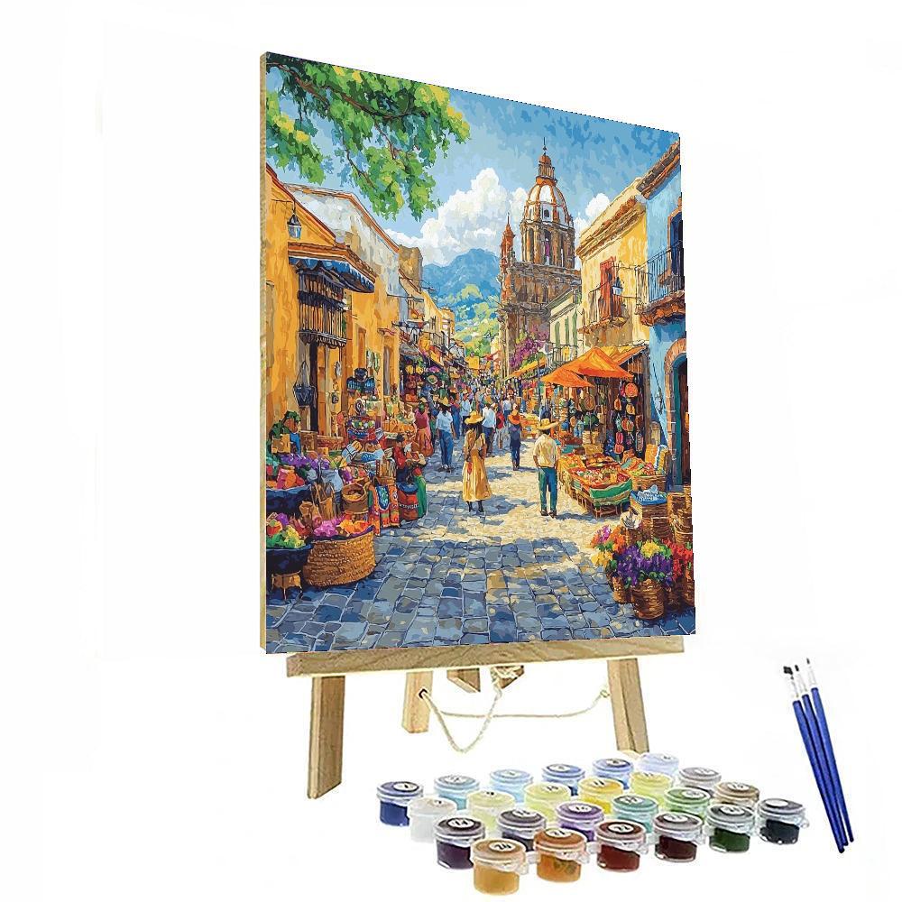 Oaxaca City Numbered Painting Kits