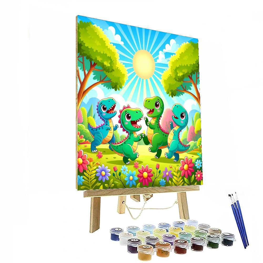 Creative Play With Dinosaurs Paint By Numbers