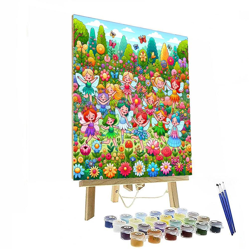 Petal Fairy Parade Paint By Number
