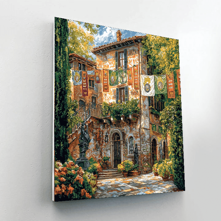 Galileo's Home Number Painting