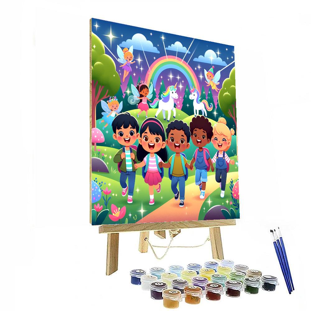 Mystical Adventure In Fairyland Paint By Numbers Kits