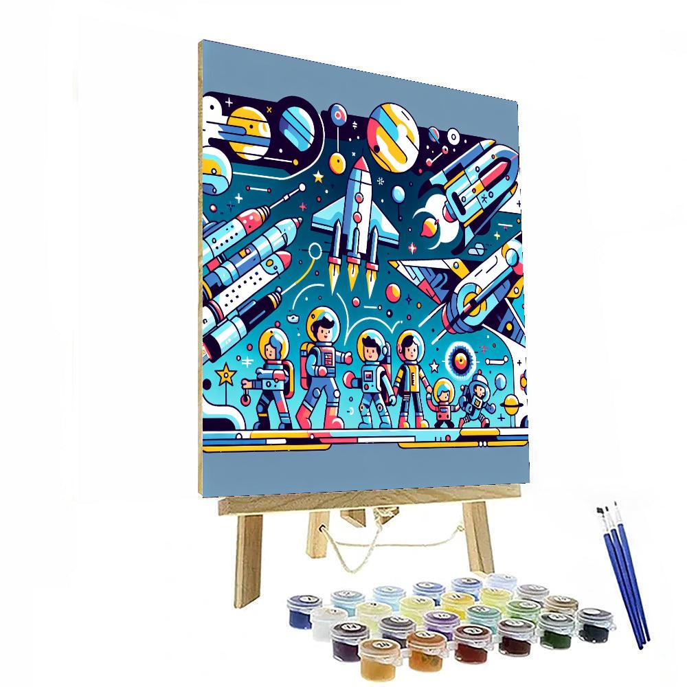 Galaxy Guardian Mission Paint By Number