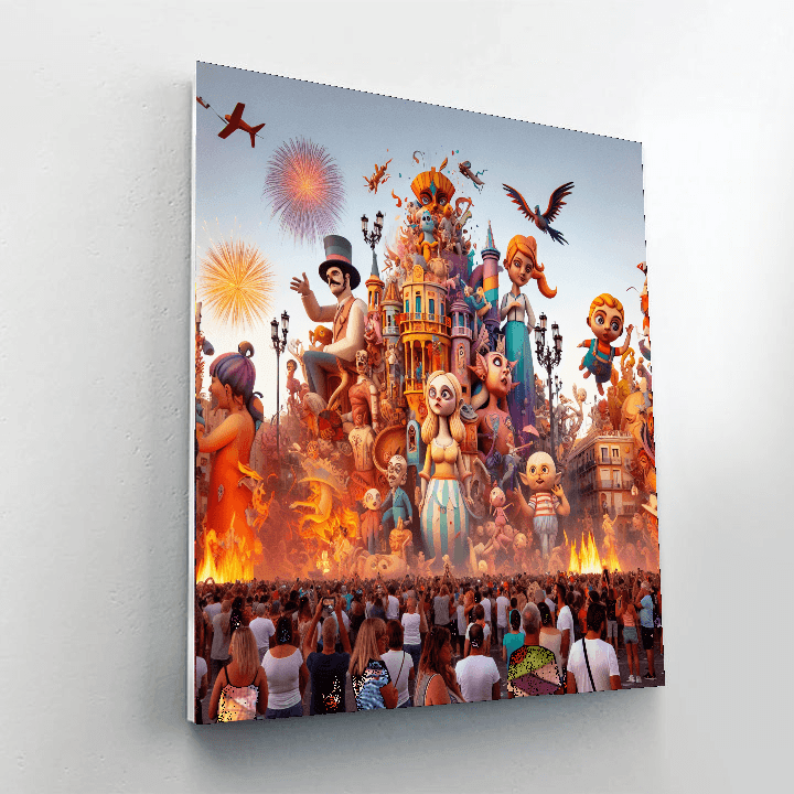 Fallas - Valencia, Spain Number Painting