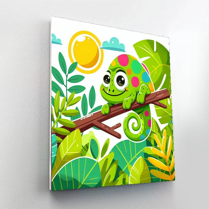 Chameleon Color Magic Painting By Numbers Kit
