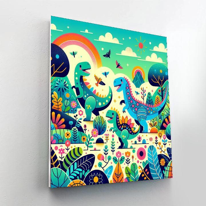 Dino Explorers' Expedition Paint By Numbers Kits