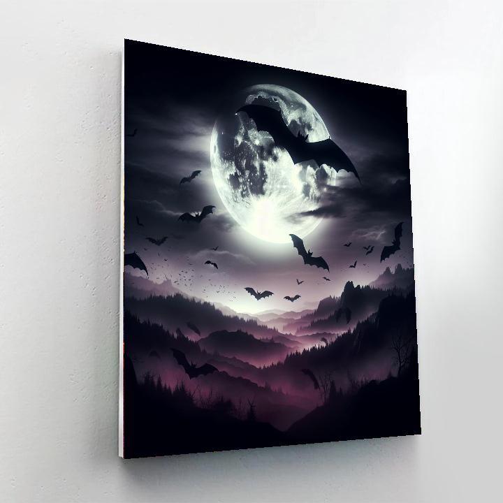 Halloween Nightscape Paint By Numbers