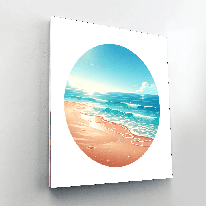 Breezy Ocean Breeze DIY Paint By Numbers