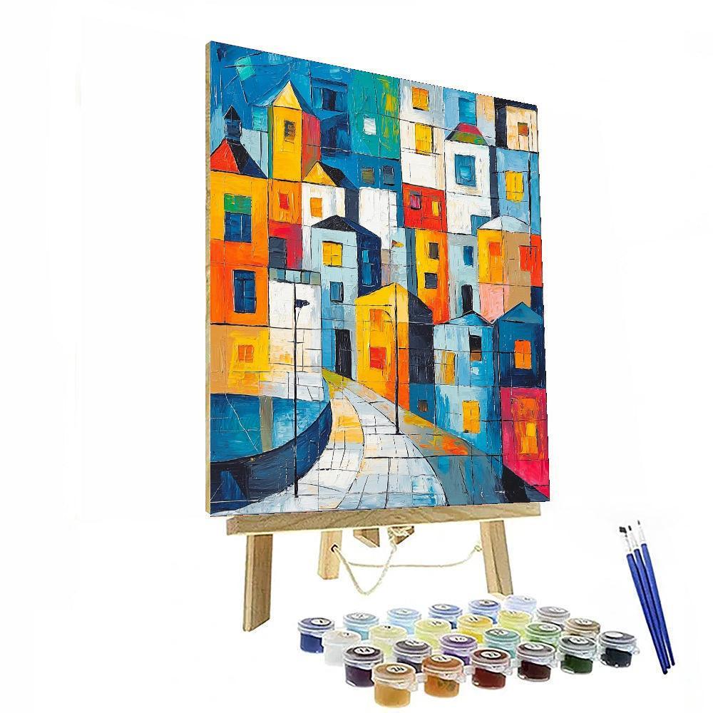 Pablo Picasso Inspired Picasso's Rhythmic City  Numbered Painting Kits