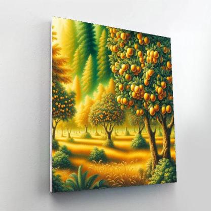 Golden Orchard Bounty Paint By Numbers Art