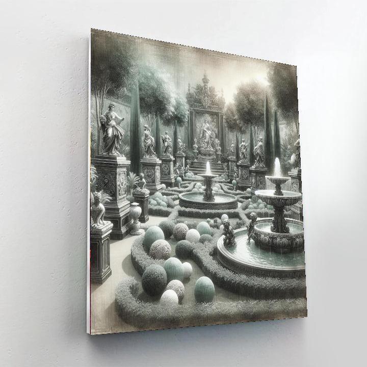 Ornamental Garden Path Paint By Numbers