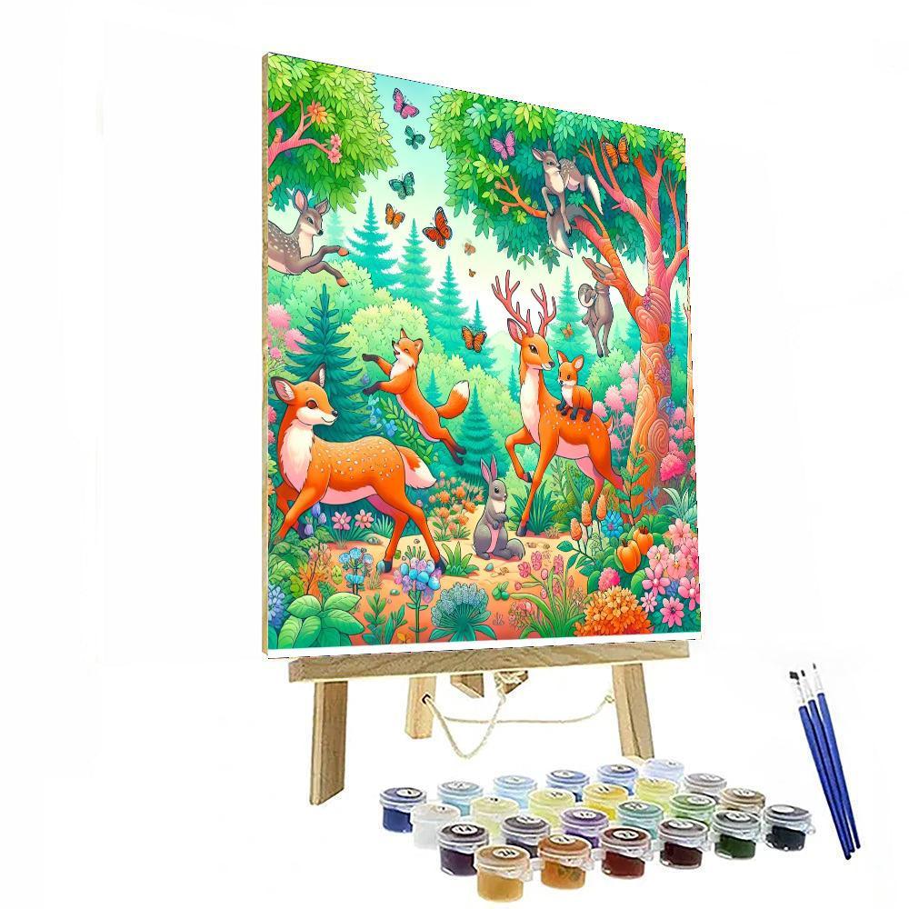 Magical Woodland Adventures Number Painting