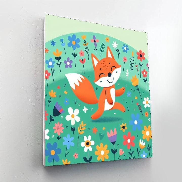 Frolicsome Fox's Meadow Magic Paint By Numbers