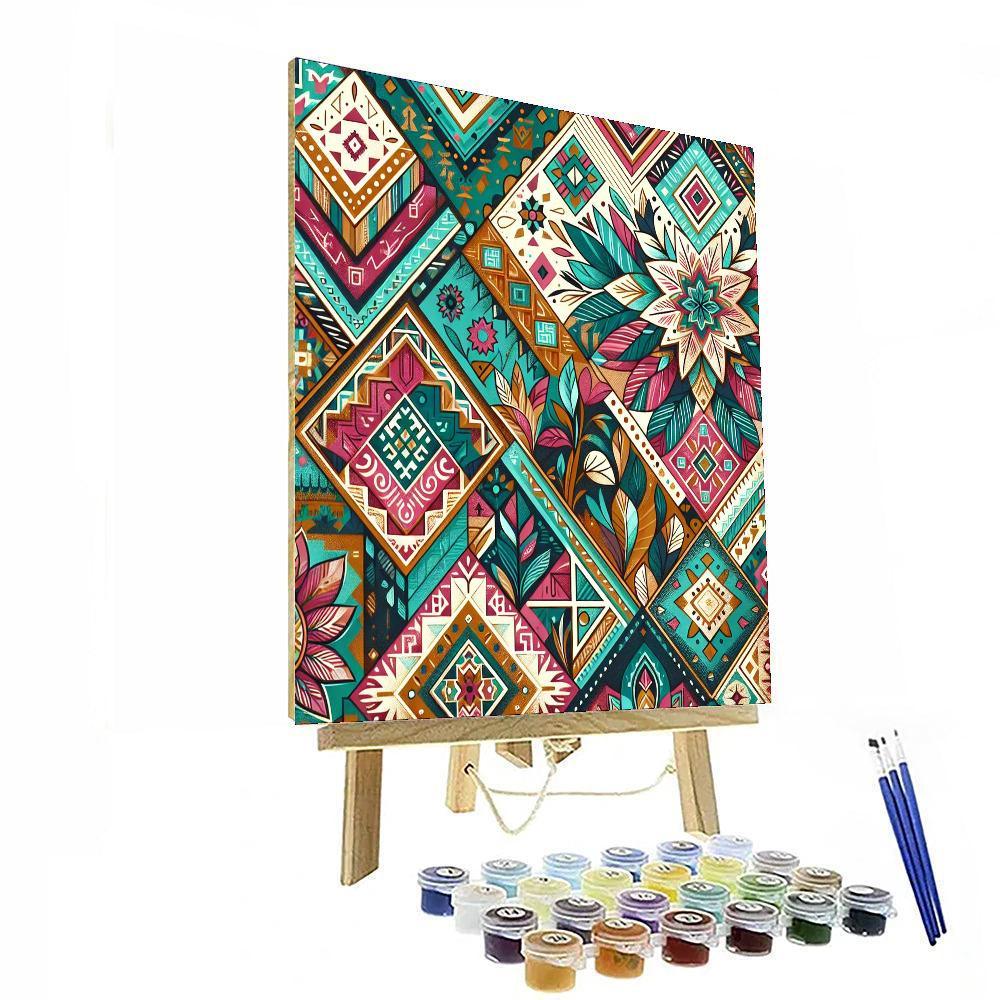 Bohemian Boho Paint By Numbers Art