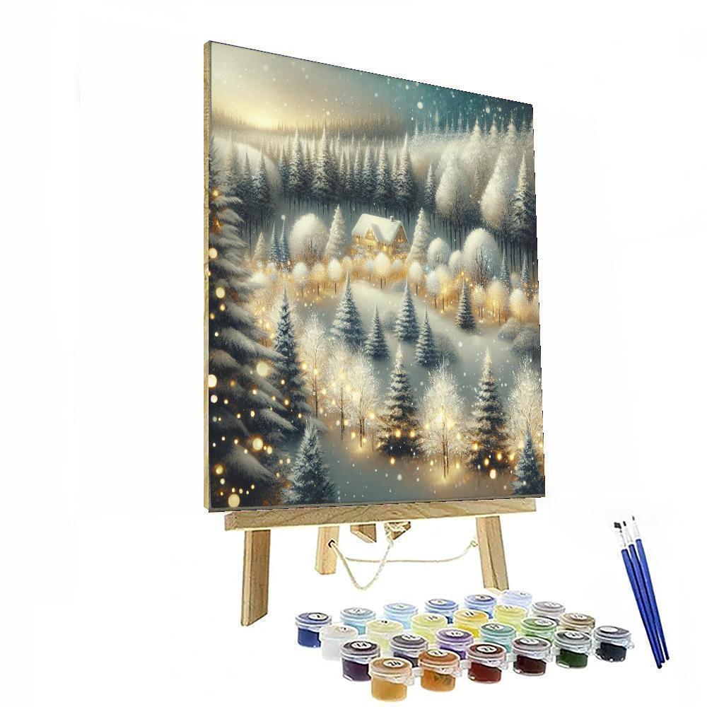Glimmering Christmas Eve Paint By Numbers