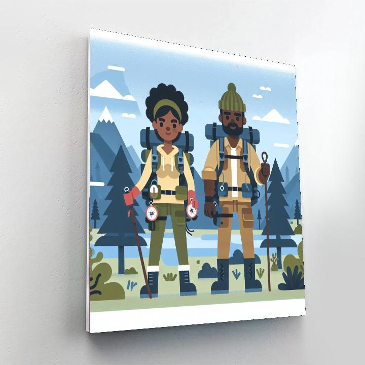 Brave Explorer Quest Numbered Painting Kits