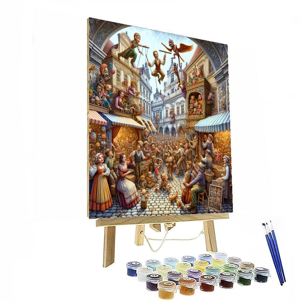 Puppet Festival Paint By Numbers Art