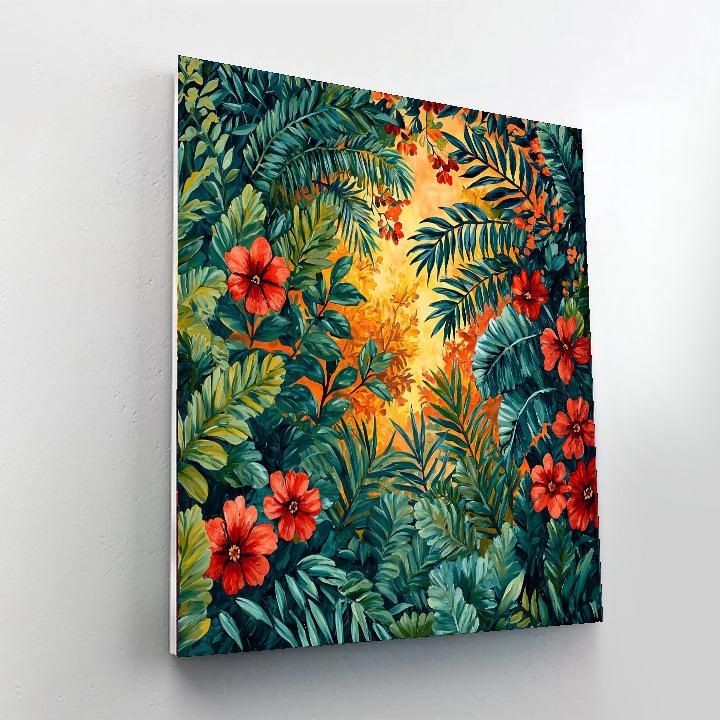 Frida Kahlo Inspired Whispers Of The Jungle  Painting By Numbers Kit