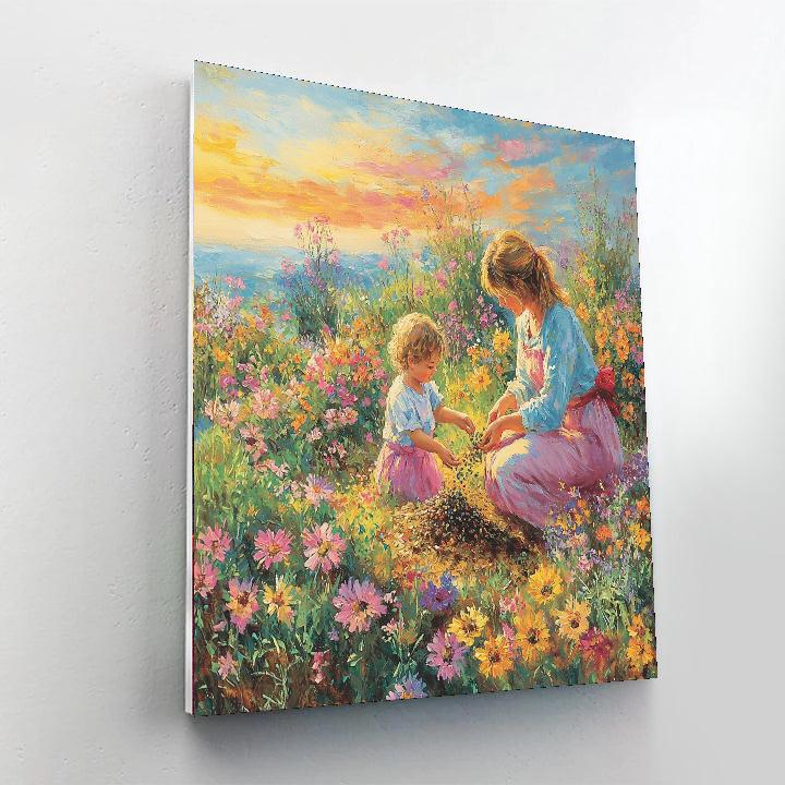 A Mother’s Garden Of Love Paint By Numbers Art
