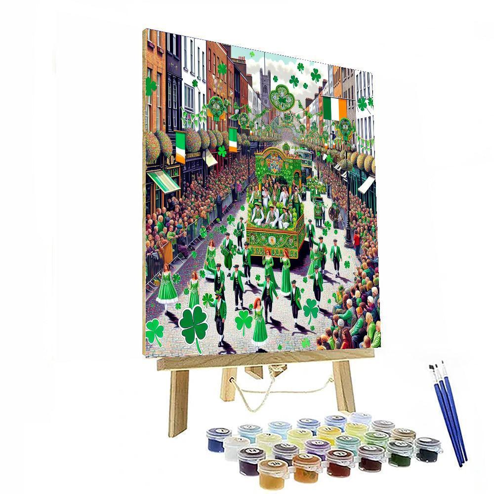 Saint Patrick's Festival - Dublin Paint By Numbers Art