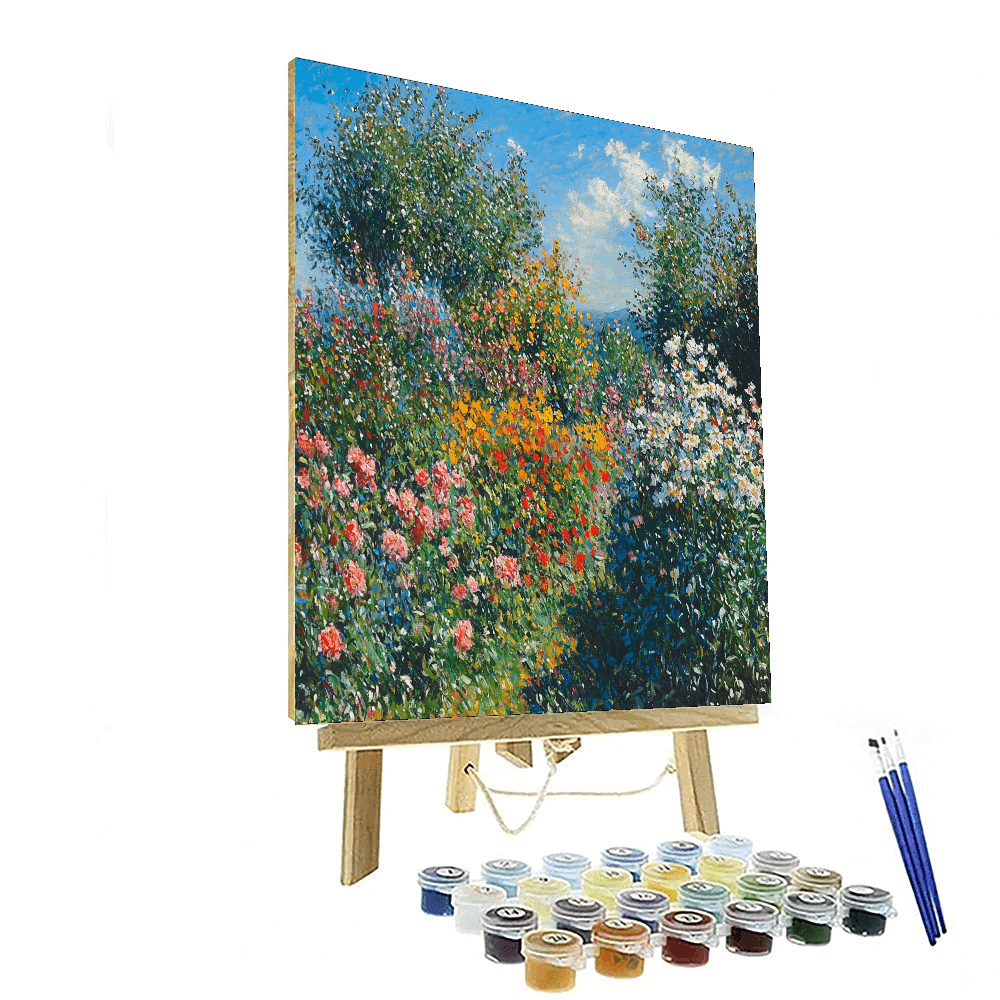 Claude Monet Inspired Garden Symphony  Paint By Numbers