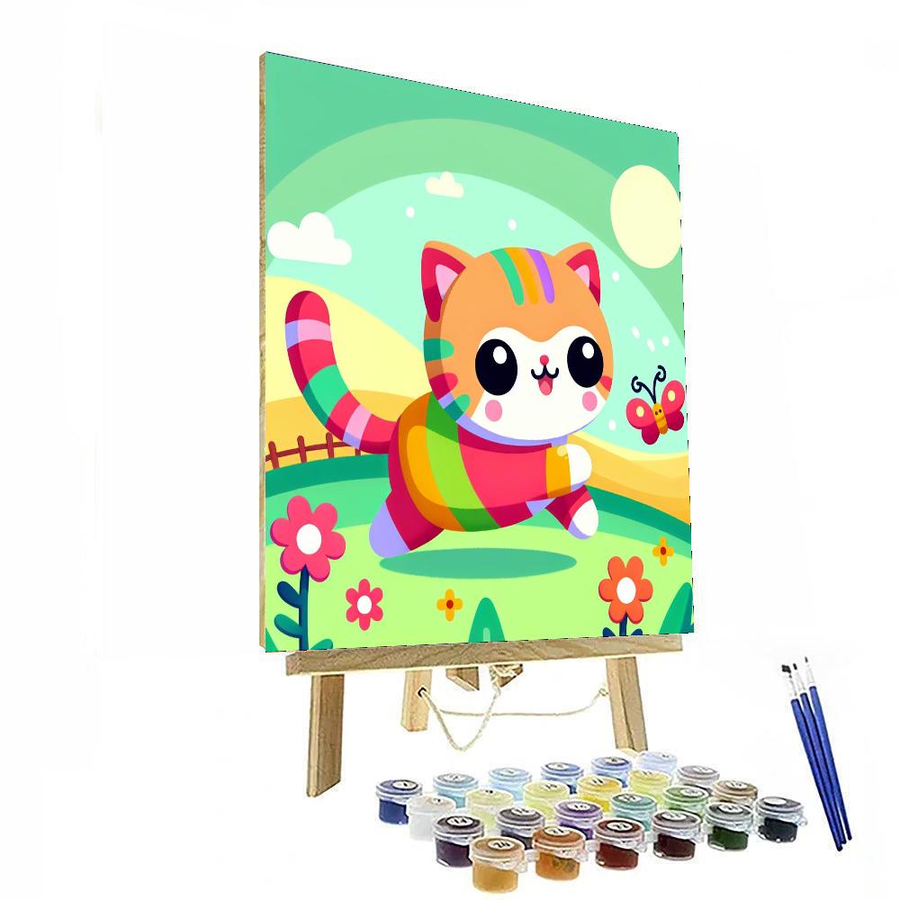 Curious Cat Caper Paint By Number