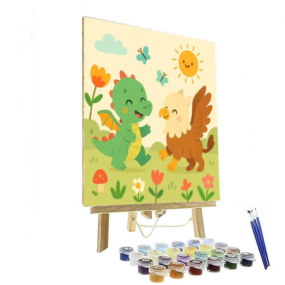 Mythical Beasties Numbered Painting Kits