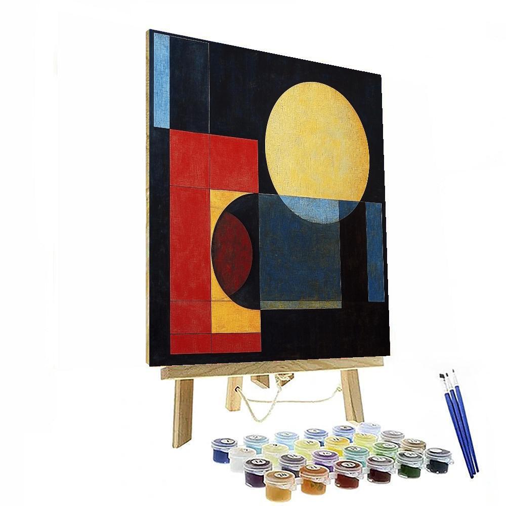 Kazimir Malevich Inspired Vibrant Geometry  Paint By Numbers