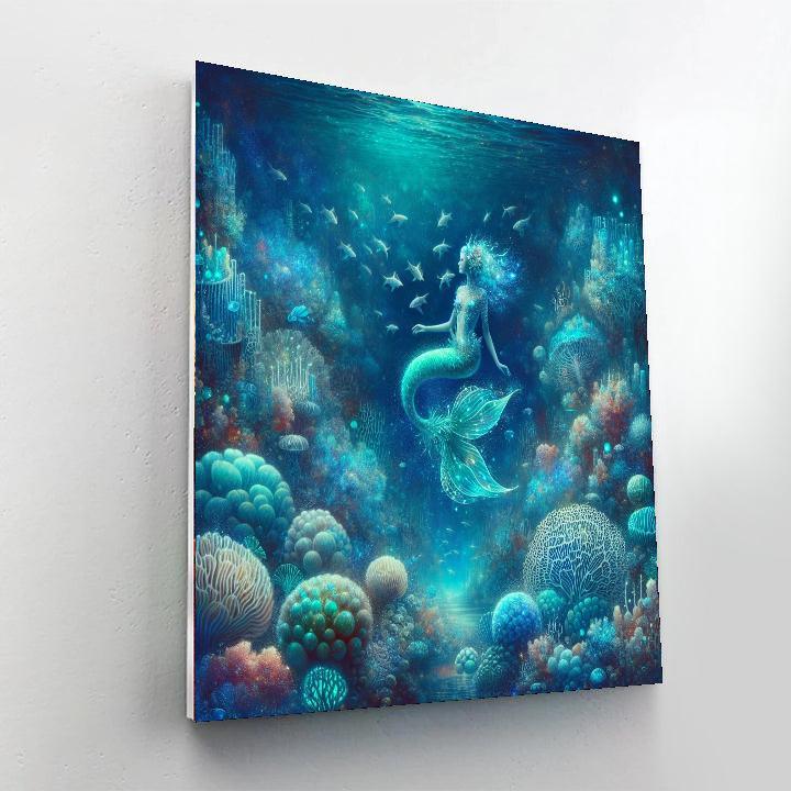 Mystical Mermaid's Tale Paint By Color