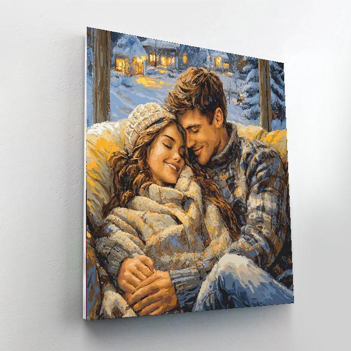 Cuddles And Stories Number Painting