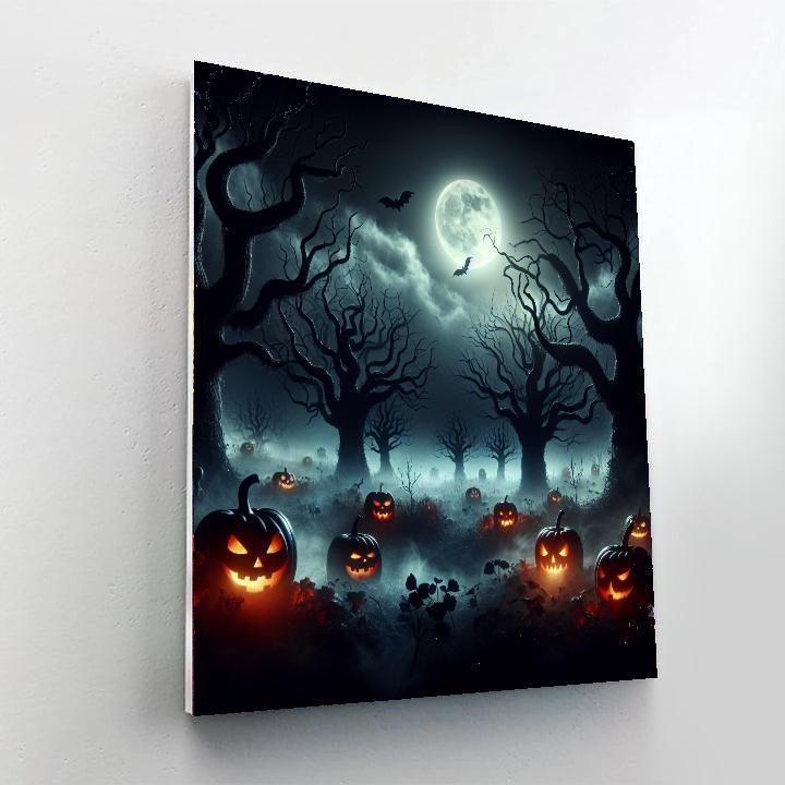 Halloween Spooky Enchantment Painting By Numbers Kit