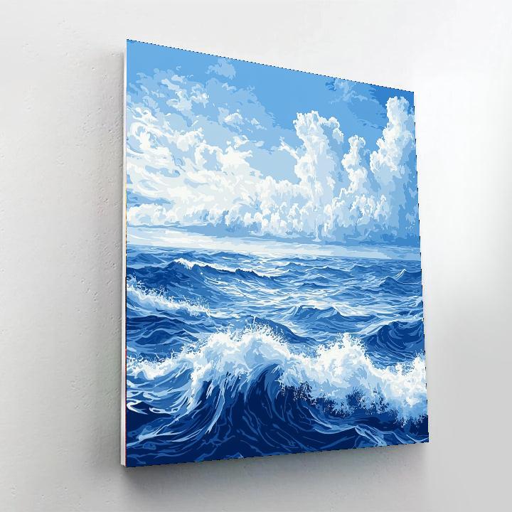 Leonardo Da Vinci Inspired Dreams Of The Sea  Paint By Numbers Art