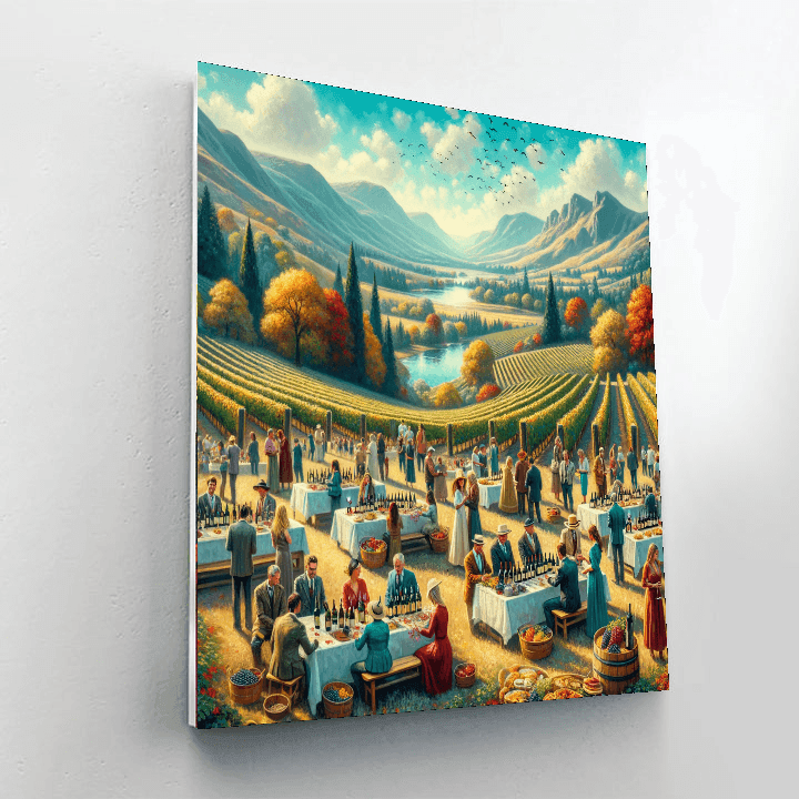 Okanagan Wine Festival - Canada Paint By Color