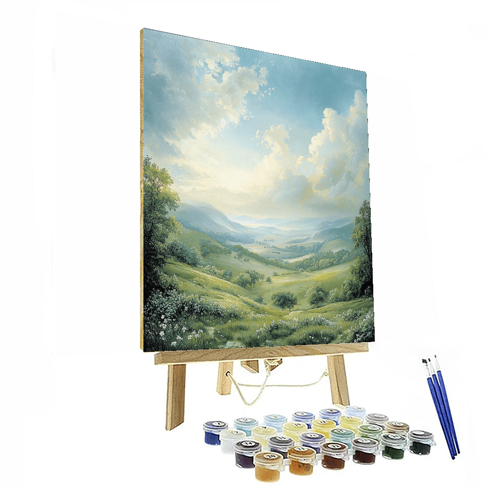 Caspar David Friedrich Inspired Ethereal Horizons  Paint By Color