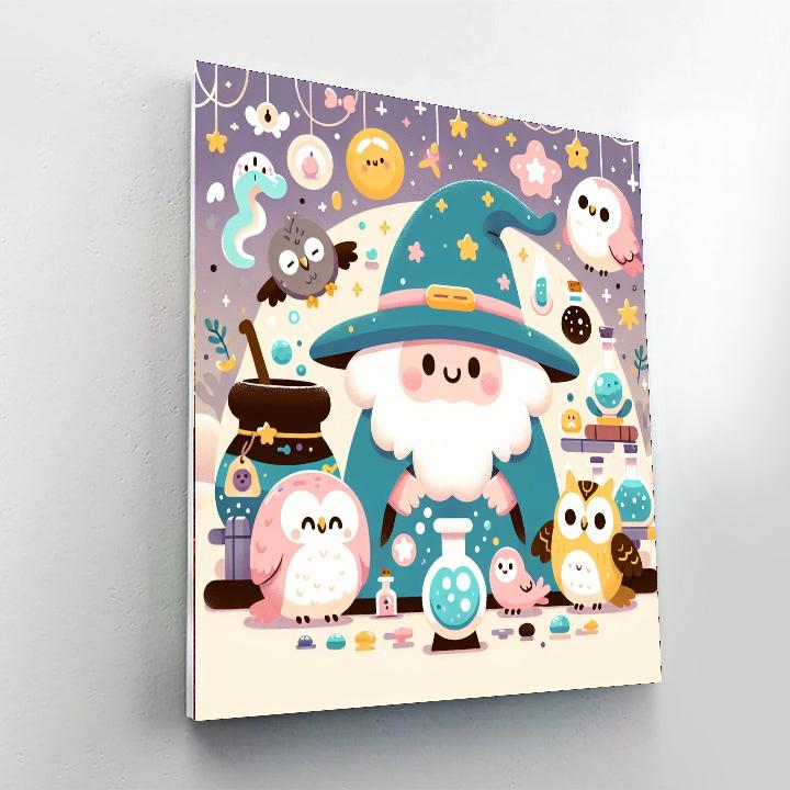 Fantasy Wizarding World Painting Number Kit