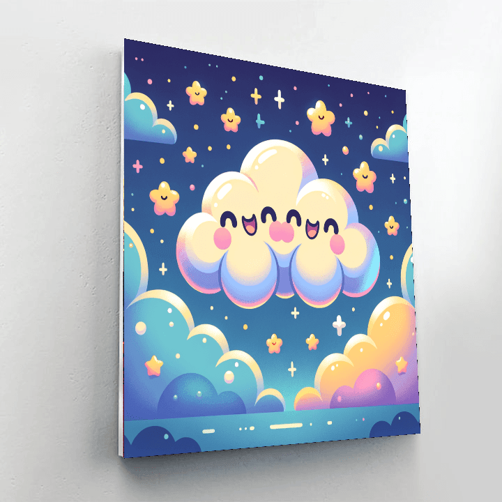 Sweet Dream Cloud Paint By Number