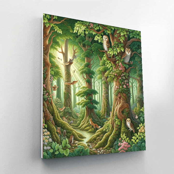 Enchanted Forest Secrets Paint By Color
