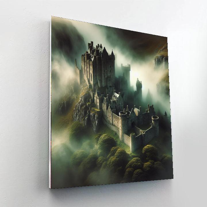 Ancient Castle Echoes Paint By Numbers
