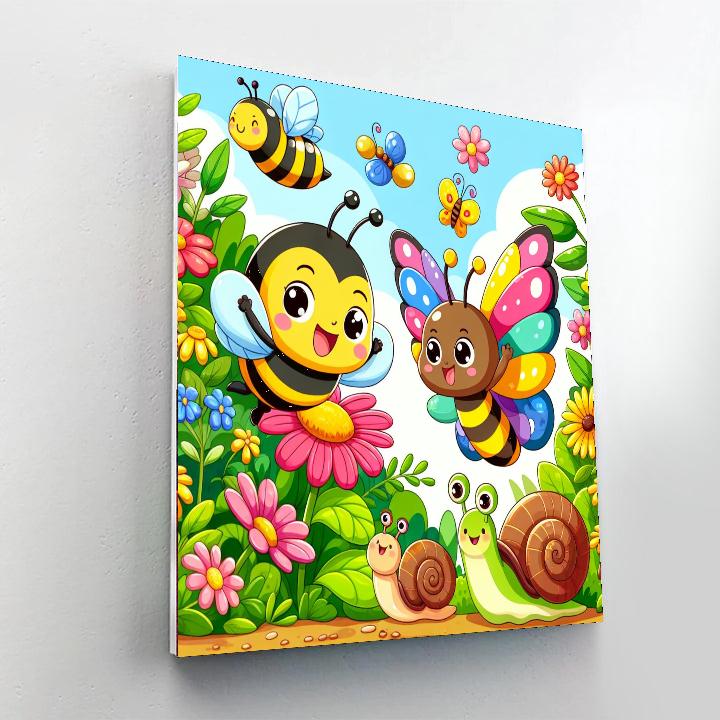 Happy Garden Helpers Number Painting