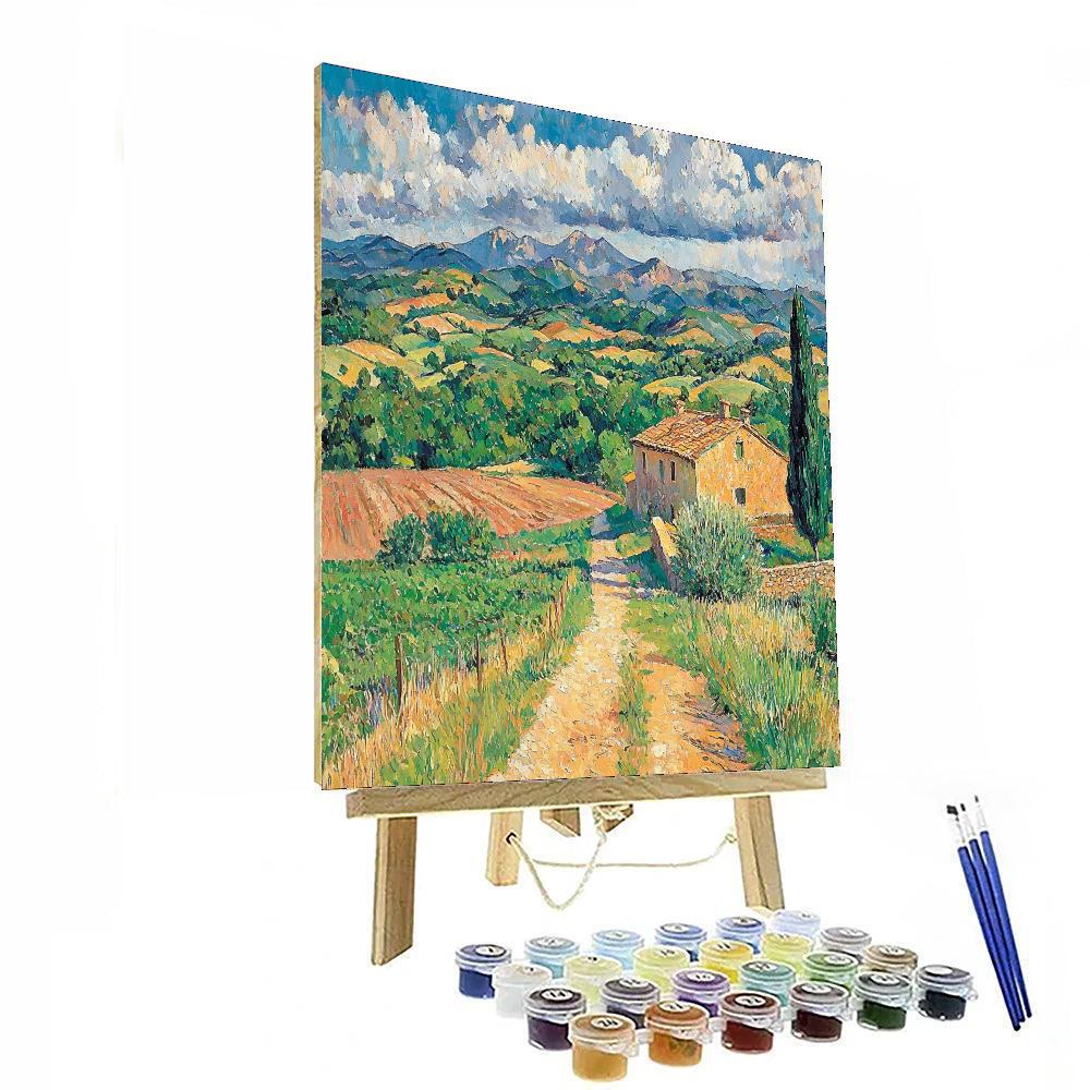 Paul Cézanne Inspired Dreamscapes Of Provence  Painting By Numbers Kit
