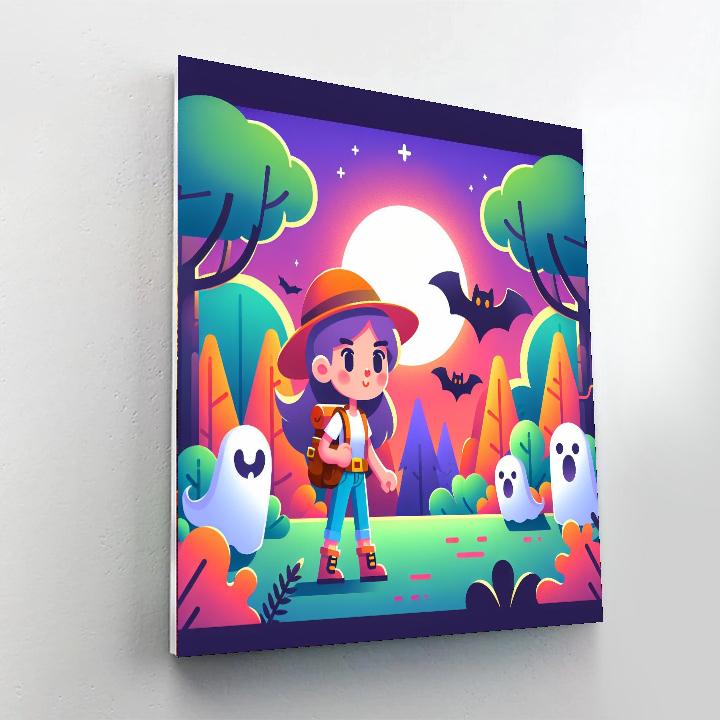 Haunted Forest Expedition Painting Number Kit