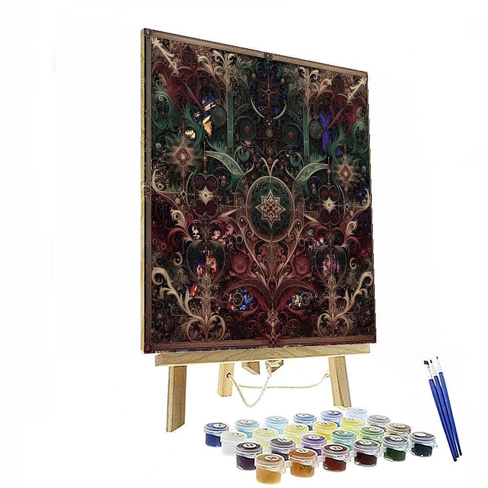 Gothic Enigma Tapestry Paint By Numbers