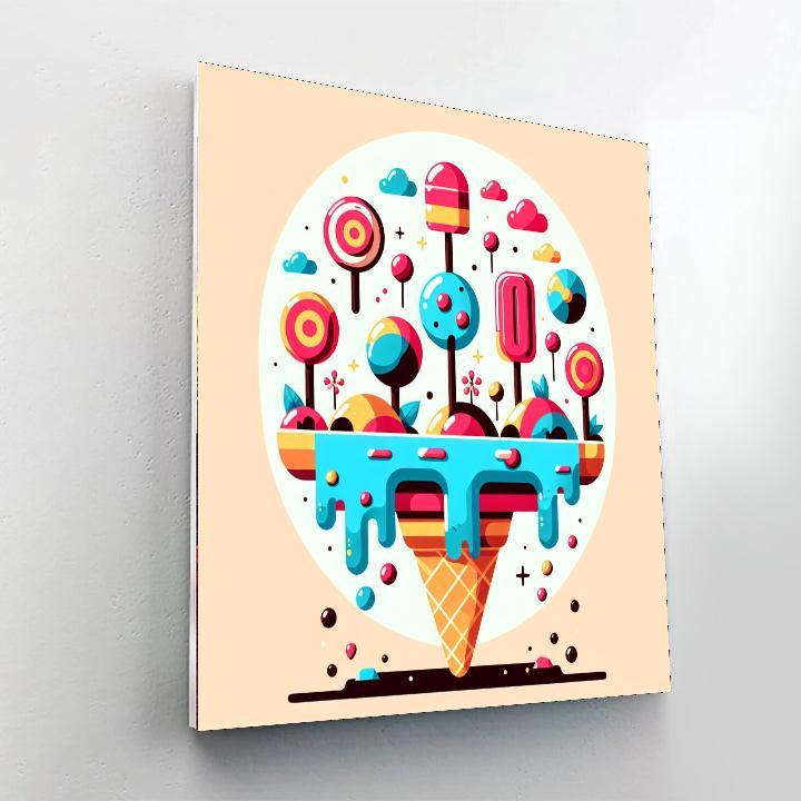 Ice Cream Island Escapade Paint By Color
