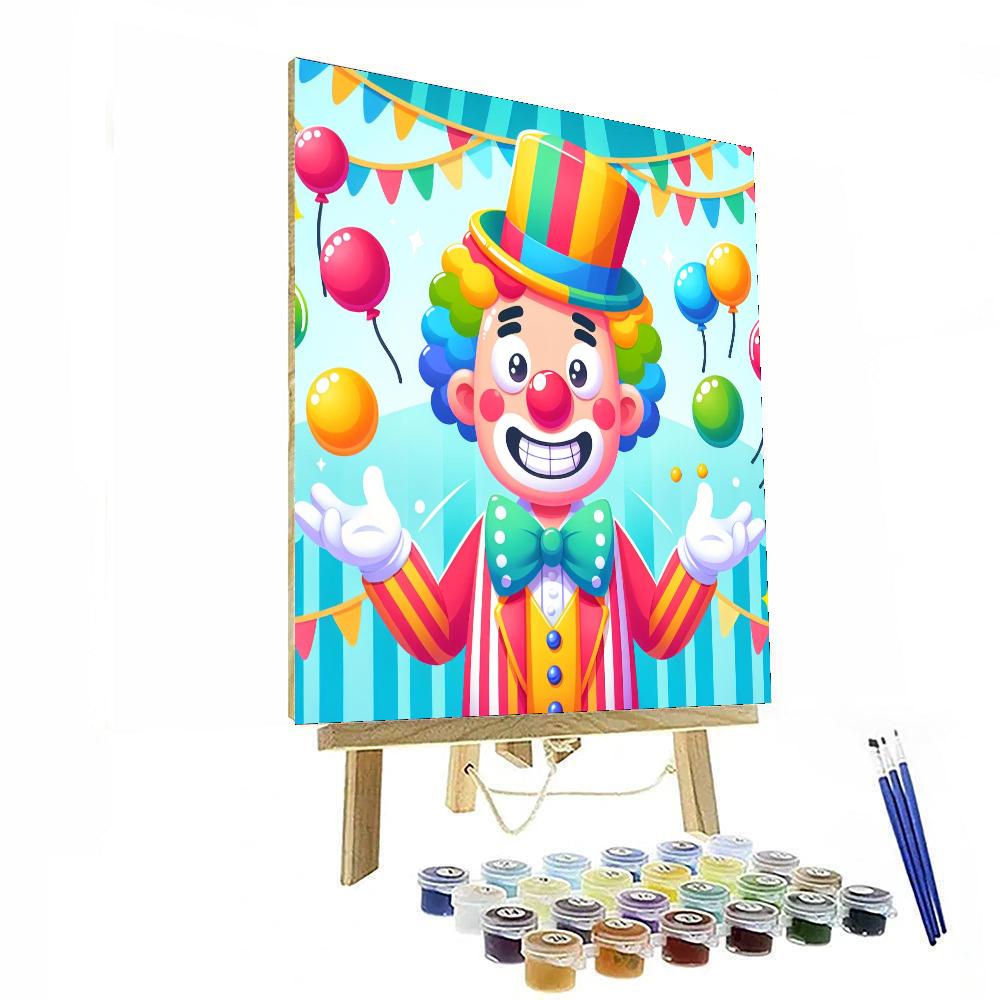 Charming Circus Clown Numbered Painting Kits
