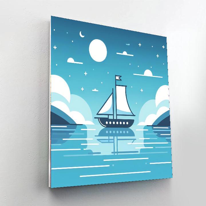 Moonlit Fantasy Voyage Numbered Painting Kits