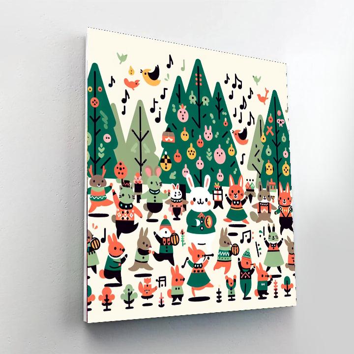 Forest Festival Frolic Paint By Color