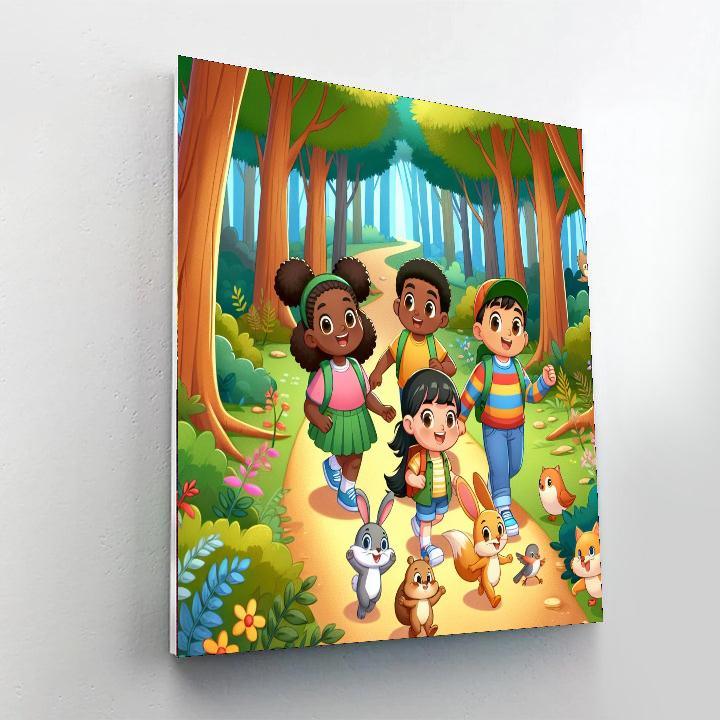Wilderness Friendship Trail Painting By Numbers Kit